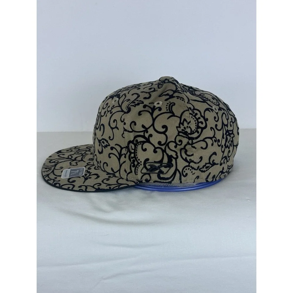 Vtg. 90's NFL Logo Suede Satin Lined Fitted Hat 7 3/4 Reebok Deadstock NWT